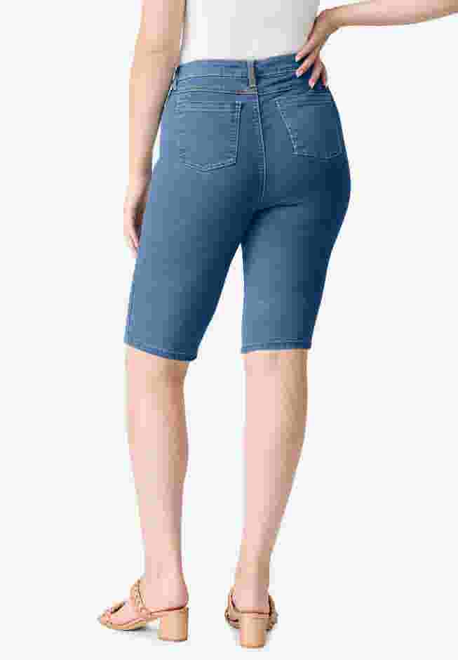 Plus Size Classic Stretch Bermuda Short image number 2