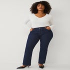 Mid-rise Stretch Bootcut Jeans image number null