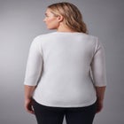 Signature 3/4 Sleeve V-Neck Tee image number 1