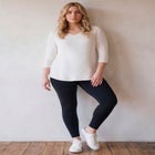 Signature 3/4 Sleeve V-Neck Tee image number 3