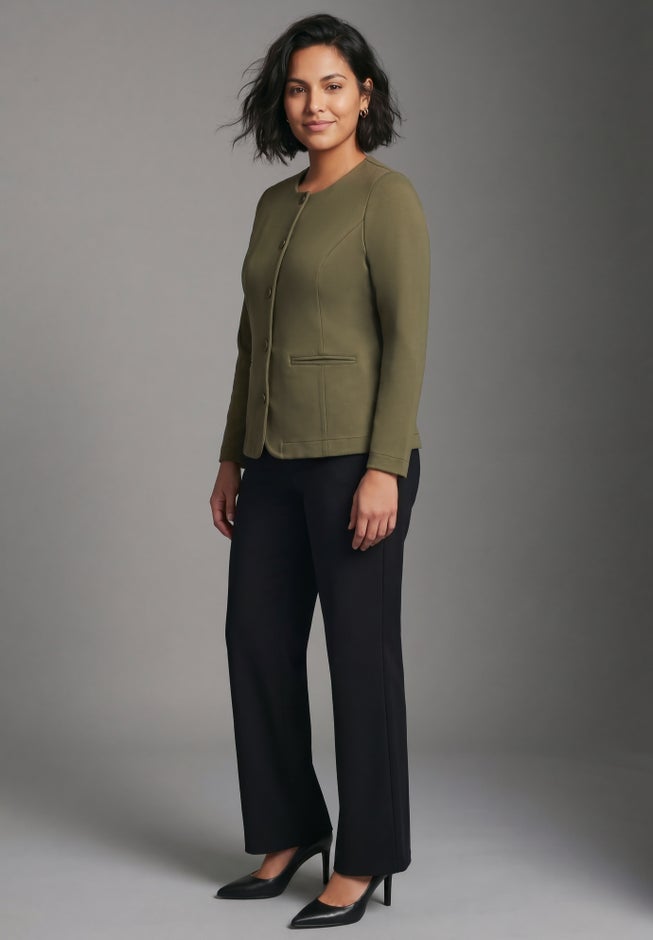 Ponte Button Blazer image number 1