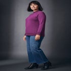Corinne Contrast Rib Sweater image number 2