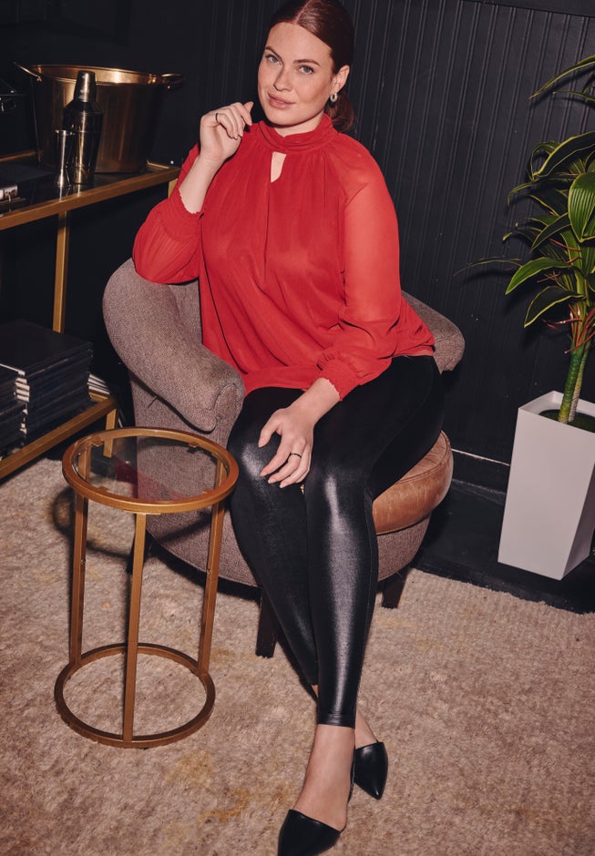 Ruched Keyhole Tunic image number 1