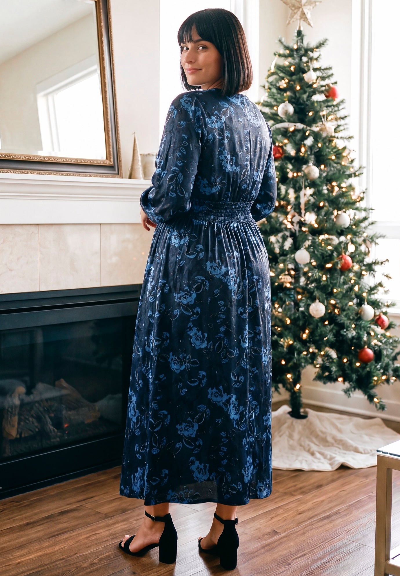 Adia Velvet Maxi Dress image number 1