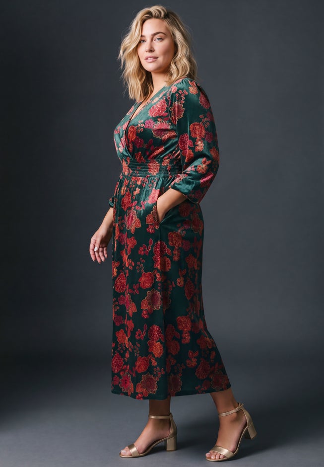 Adia Velvet Maxi Dress image number 2