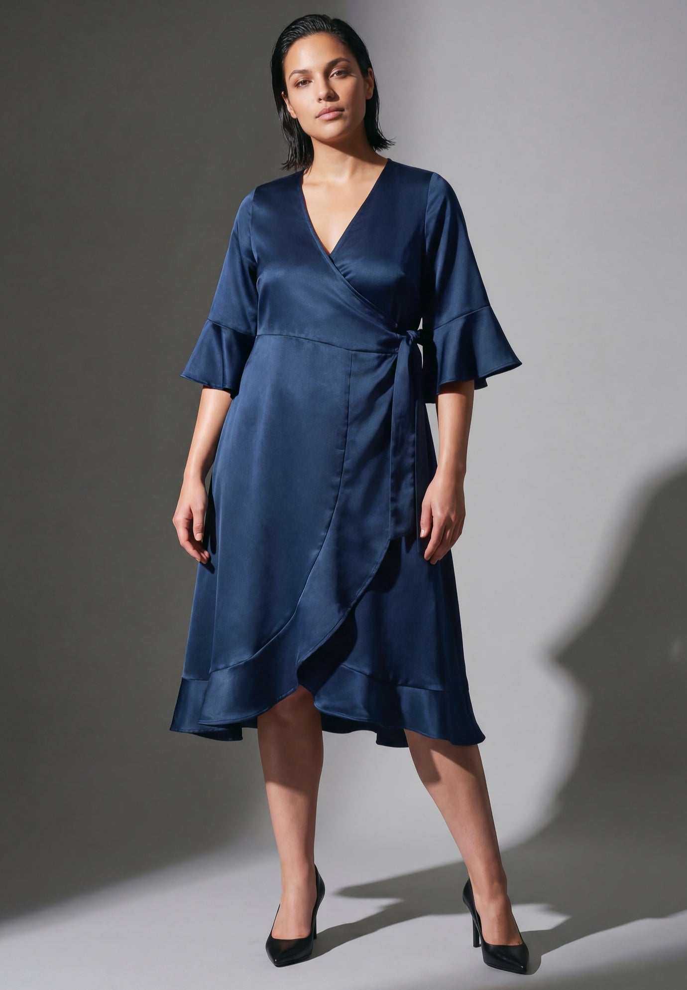 Charlotte Wrap Ruffle Dress image number 0