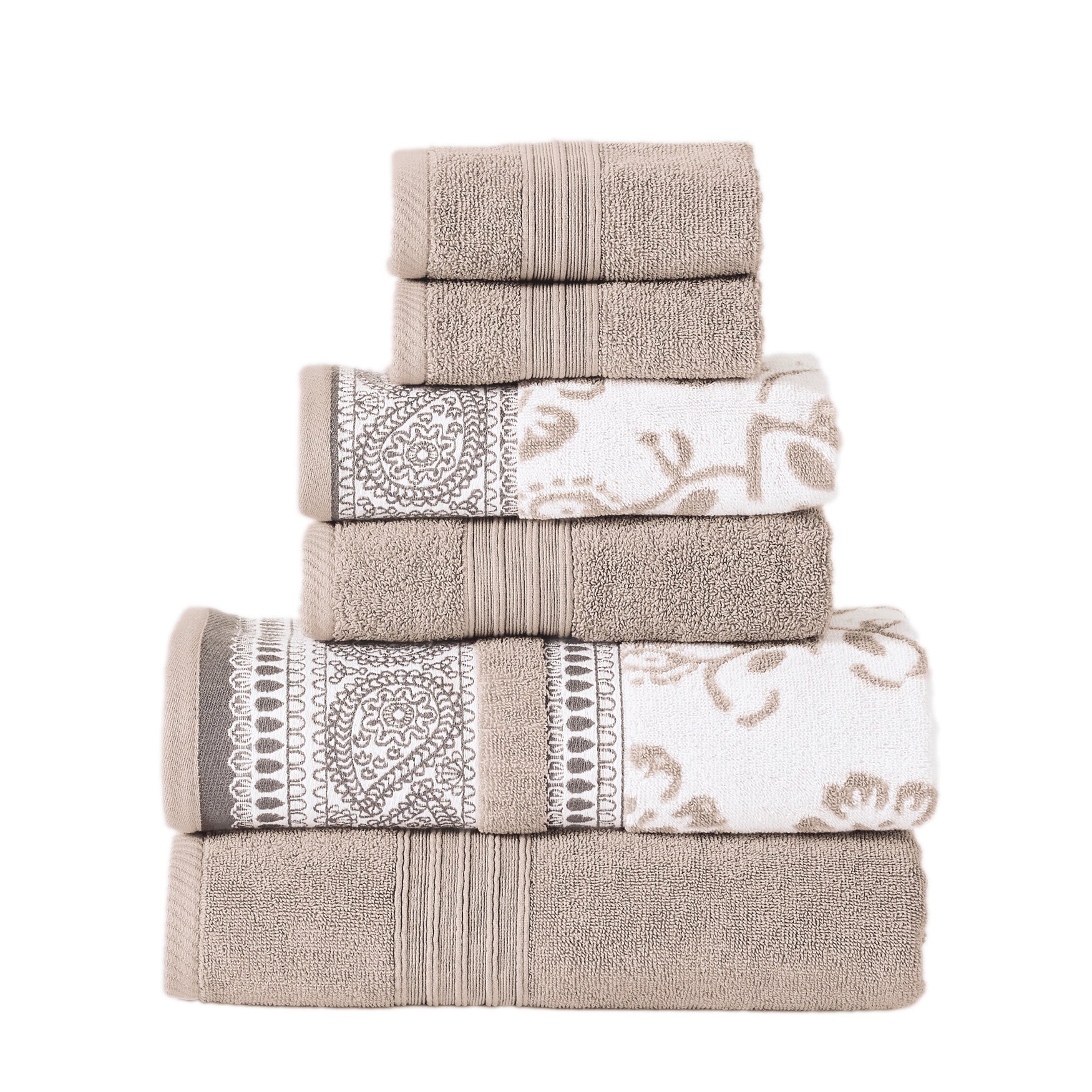 Ophelia Jacquard 6-pc. Towel Set image number 1