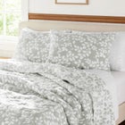 3-Pc. Reversible Leaves Jacquard Quilt Set image number 2