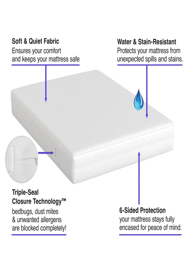 All-In-One Bed Bug Mattress Encasement image number 2
