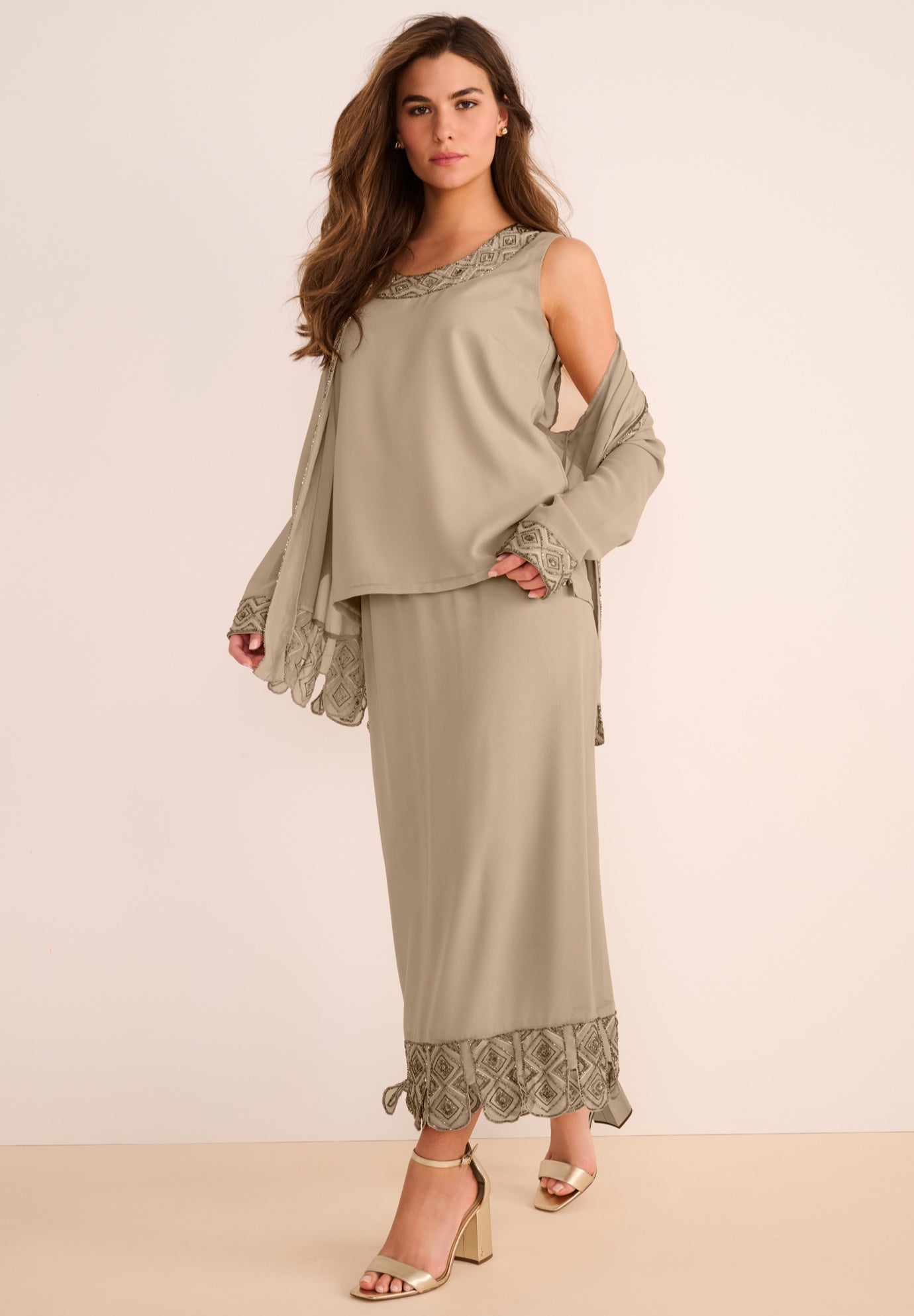 Beaded Skirt Set image number 1