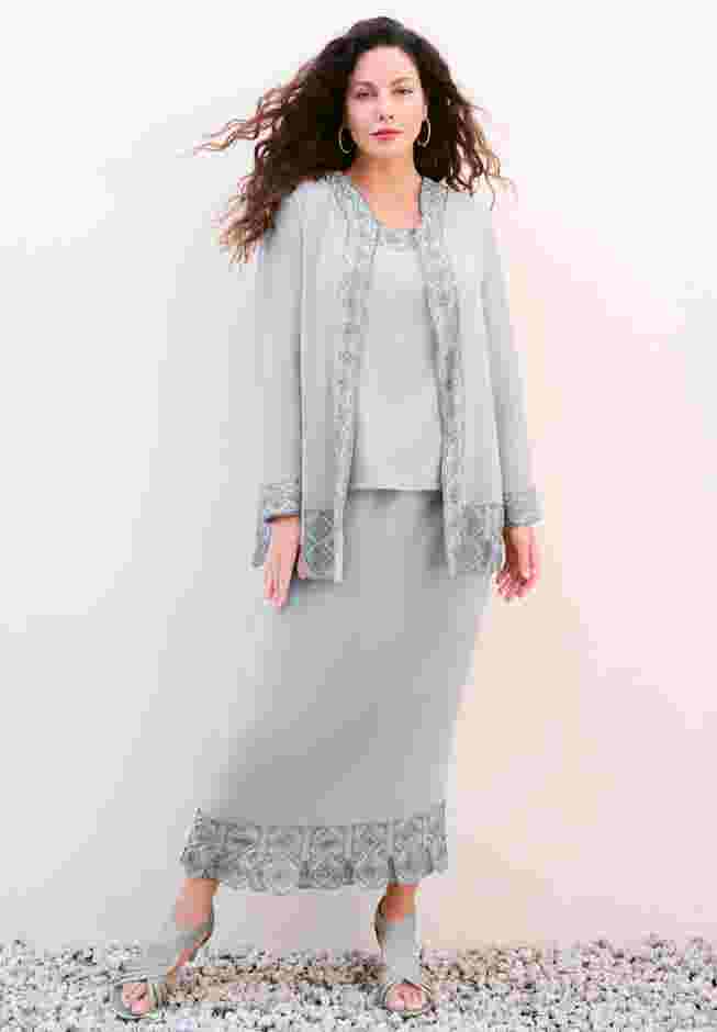 Beaded Skirt Set image number 0