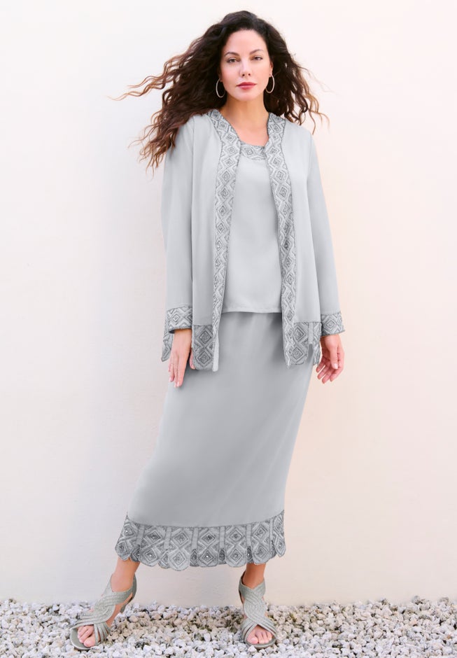 Beaded Skirt Set image number 0