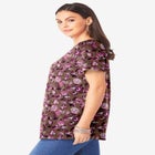 Plus Size Cotton Ultimate V-Neck Tee image number null