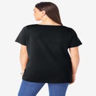 Plus Size Cotton Ultimate V-Neck Tee image number null