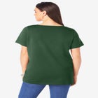 Plus Size Cotton Ultimate V-Neck Tee image number null