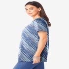 Plus Size Cotton Ultimate V-Neck Tee image number null
