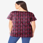 Plus Size Cotton Ultimate V-Neck Tee image number null