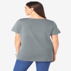 Plus Size Cotton Ultimate V-Neck Tee image number null