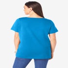 Plus Size Cotton Ultimate V-Neck Tee image number null