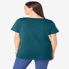 Plus Size Cotton Ultimate V-Neck Tee image number null