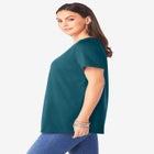 Plus Size Cotton Ultimate V-Neck Tee image number null