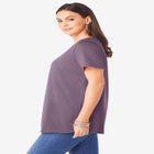 Plus Size Cotton Ultimate V-Neck Tee image number null