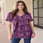 Plus Size Cotton Ultimate V-Neck Tee image number null