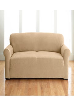 Stretch Velvet Slipover Sofa
