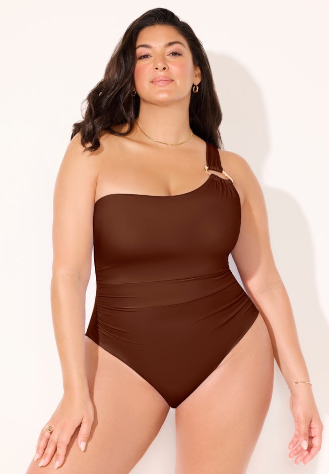 Bandeau Ring One Piece Swimsuit image number 3