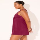 Shirred Sweetheart Two-Piece Swimdress image number 2
