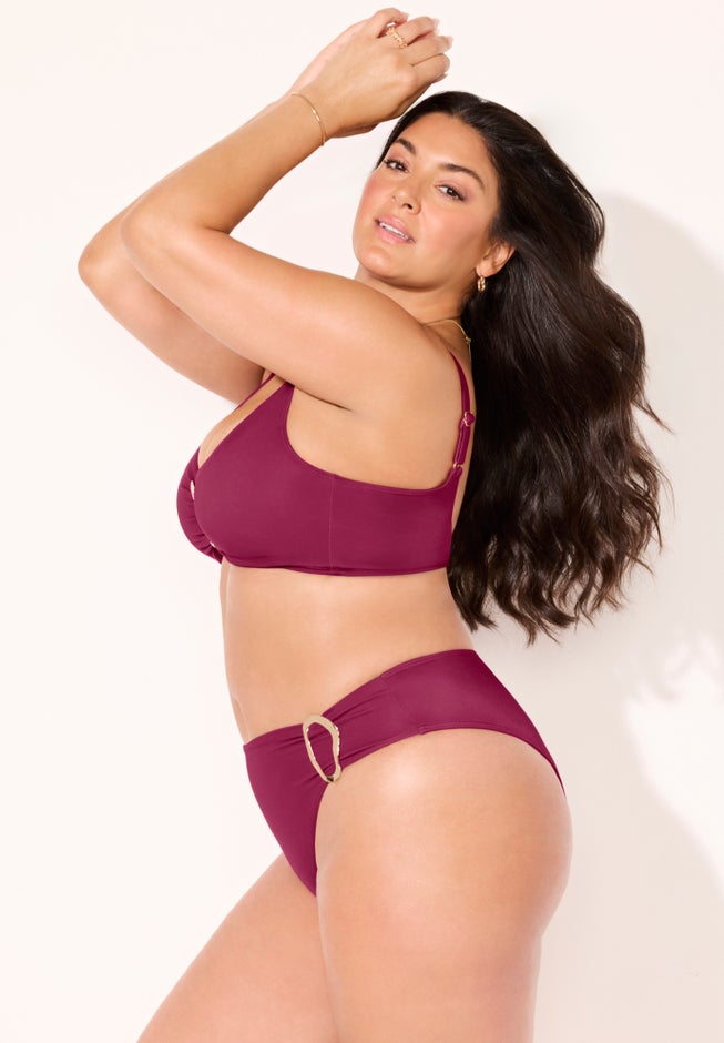 Ring Front Underwire Bikini Top image number 2