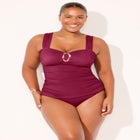 Sweetheart Ring Front Tankini Top image number 3