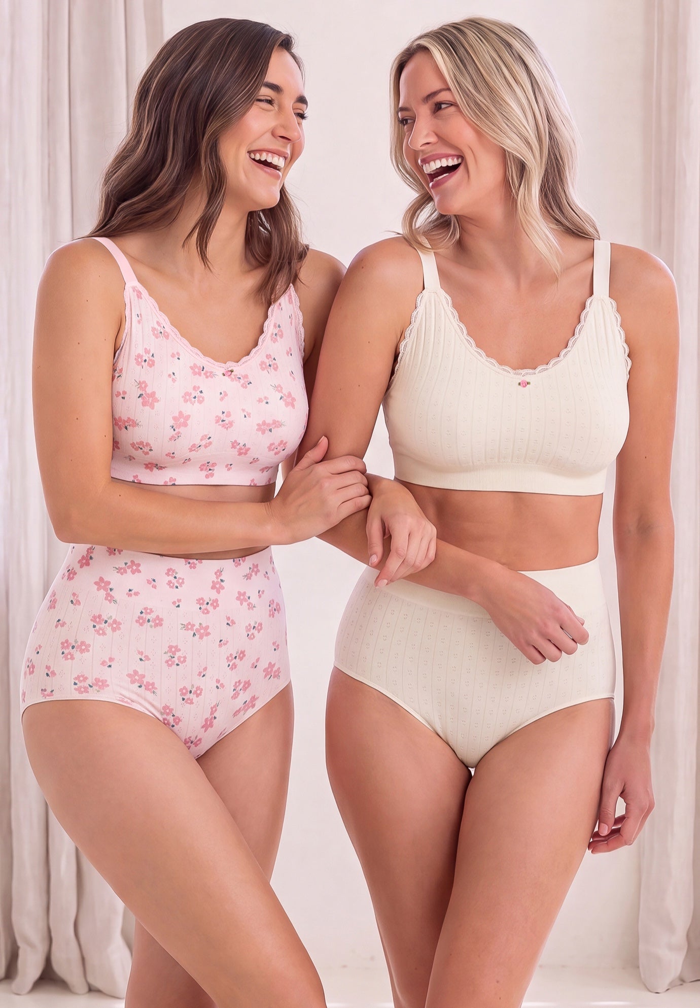 Pointelle Seamless Brief 2-PK image number 3