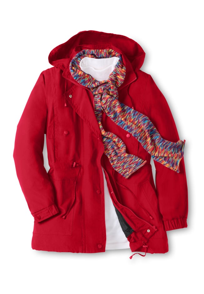 Fleece-Lined Taslon® Anorak image number 5