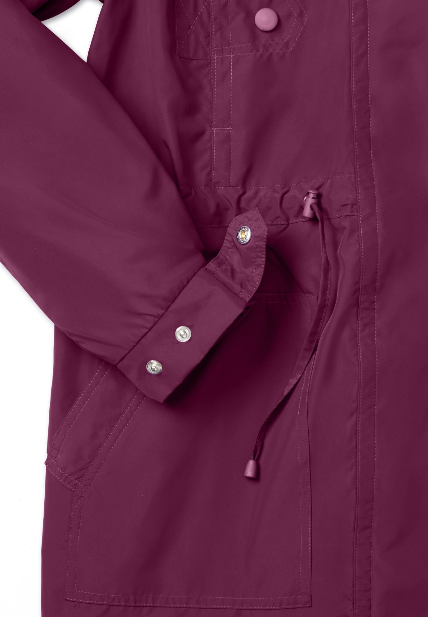 Taslon&reg; Anorak Jacket with Removable Fleece Lining image number 5