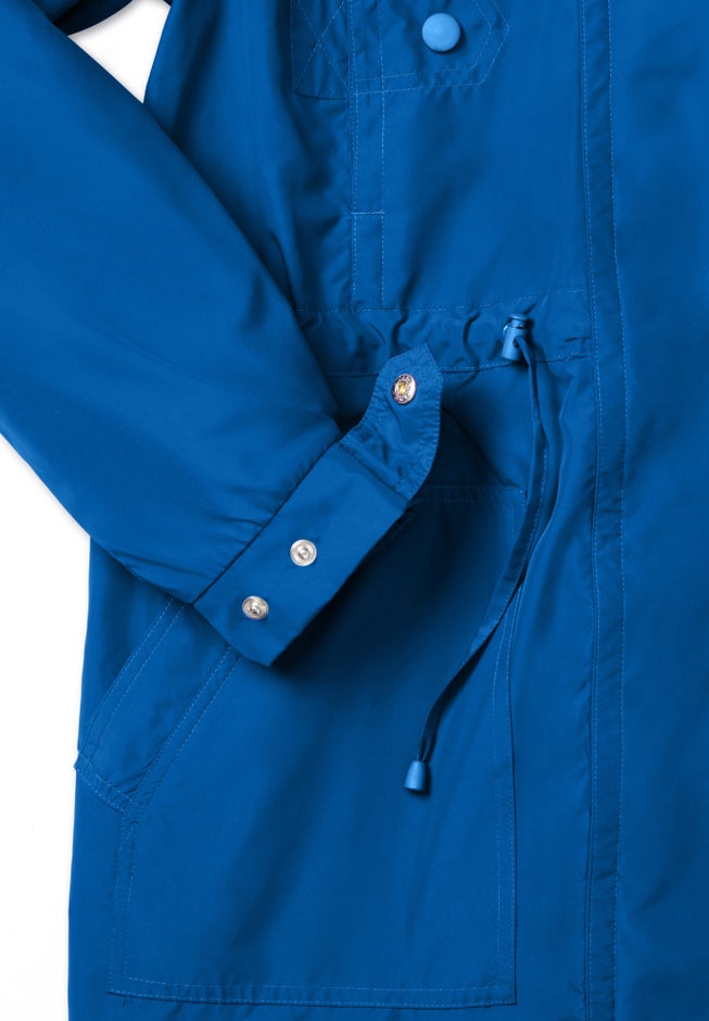 Taslon&reg; Anorak Jacket with Removable Fleece Lining image number 4