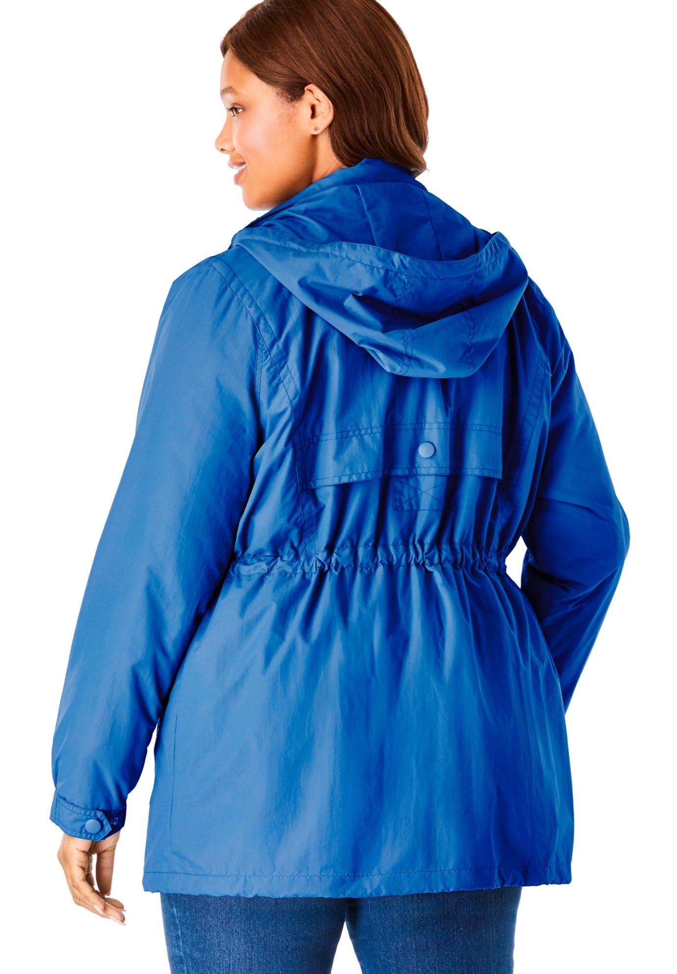 Taslon&reg; Anorak Jacket with Removable Fleece Lining image number 1