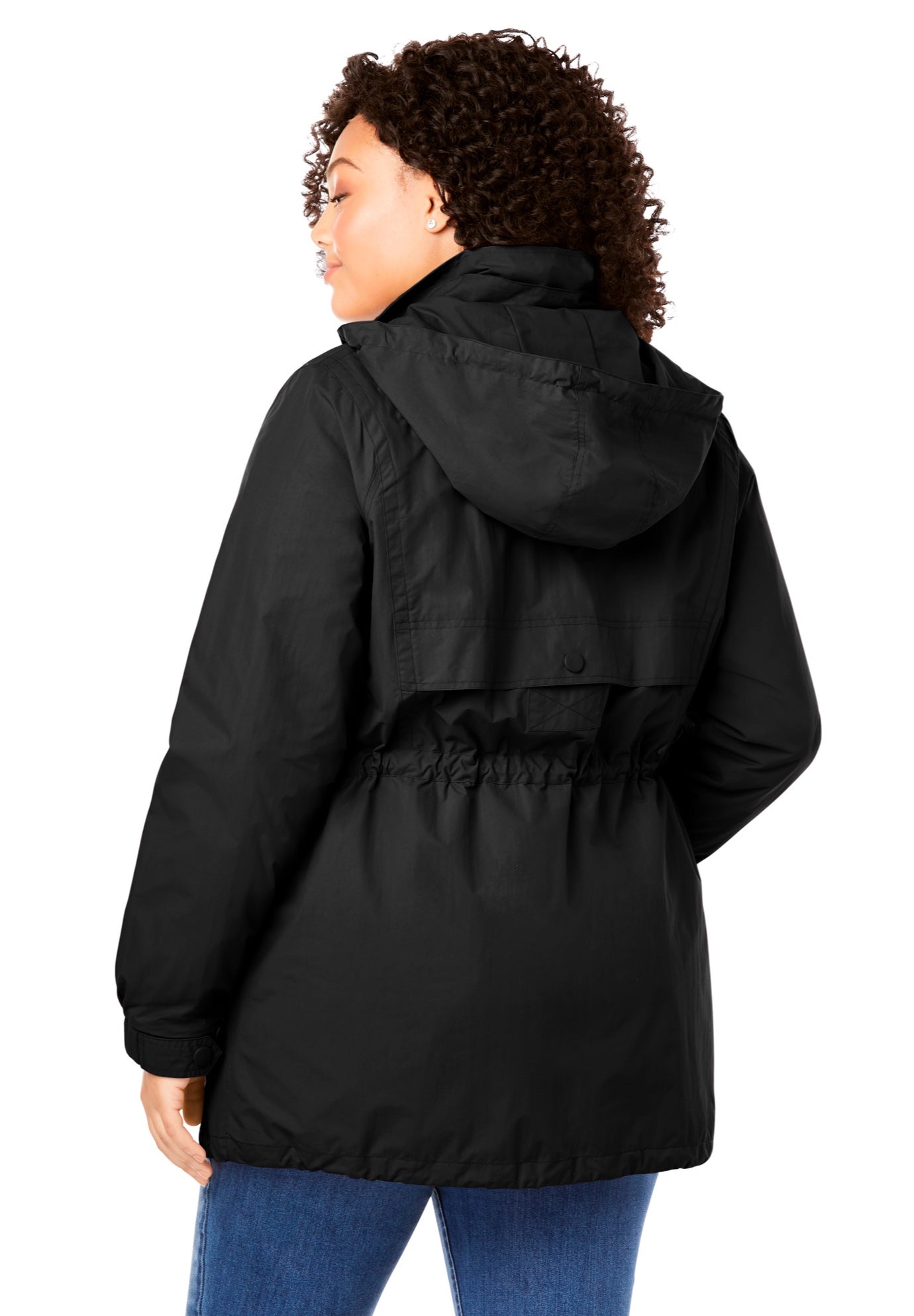 Fleece-Lined Taslon® Anorak image number 1