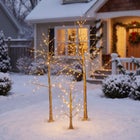 LED Gold Trees, Set of 3 image number 3