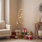 5 Ft. H Gold LED Starburst Tree image number 3