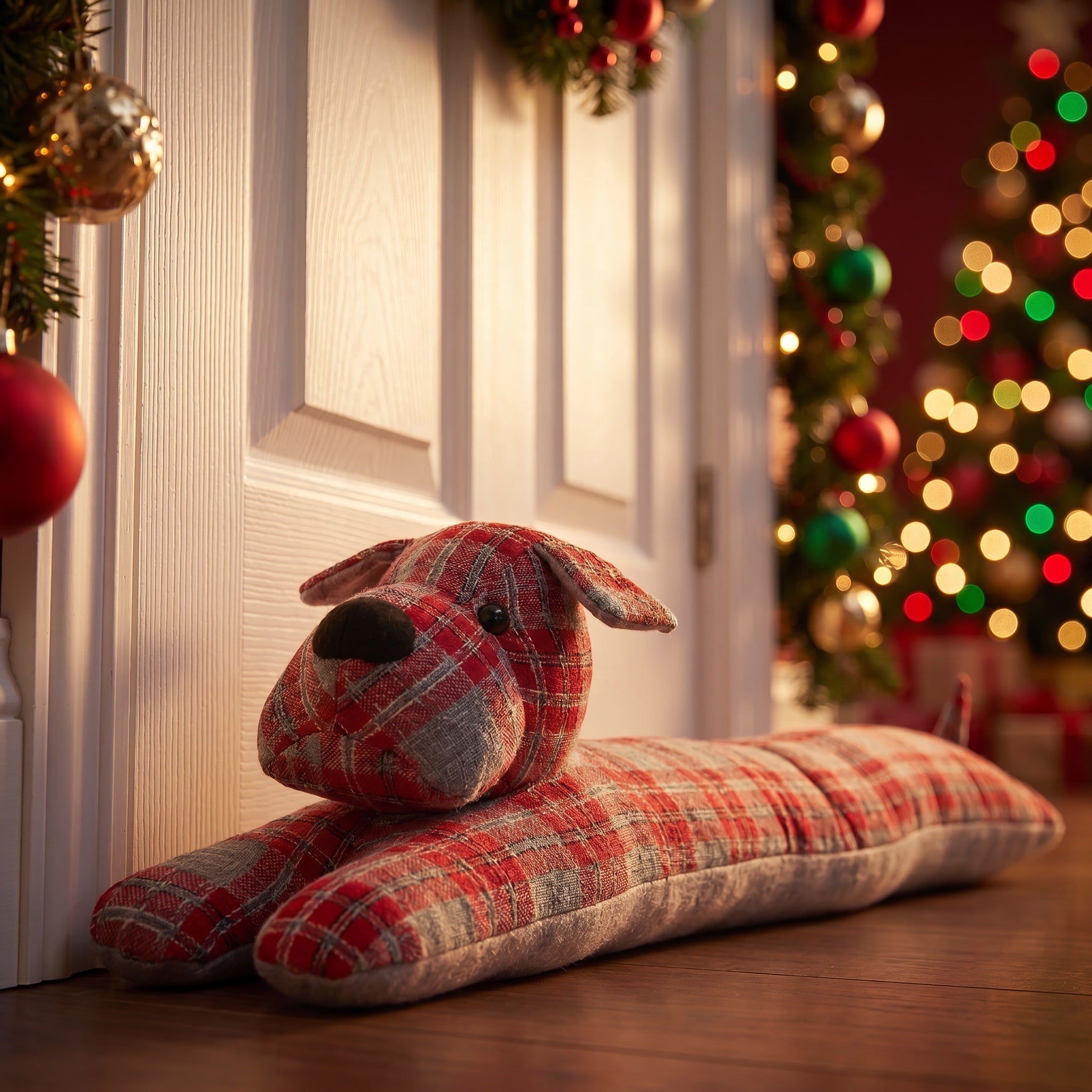 Christmas Dog Door Draft Blocker image number 2