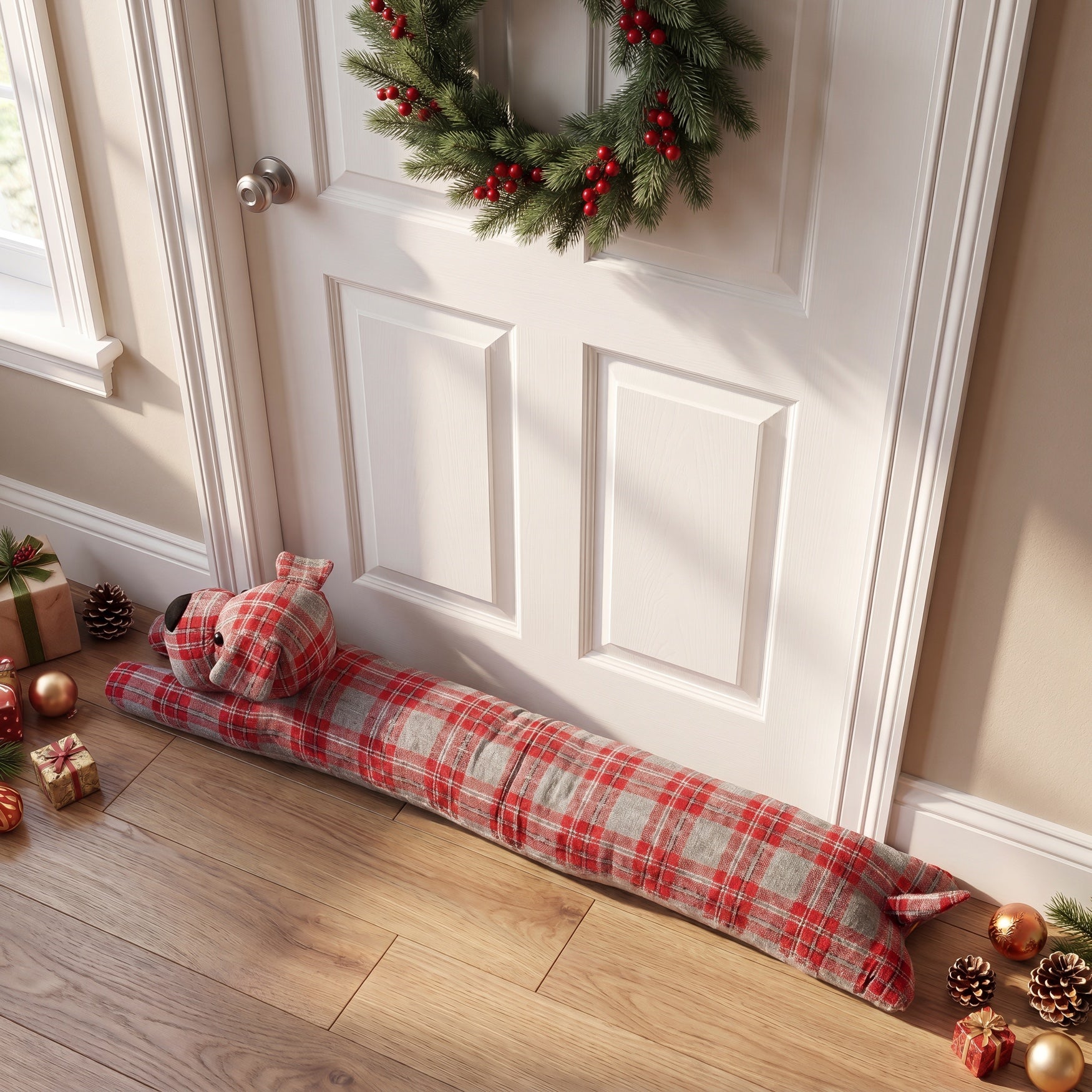 Christmas Dog Door Draft Blocker image number 3