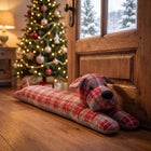 Christmas Dog Door Draft Blocker image number 0