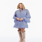 Ruffled Chiffon Mini Dress image number 0
