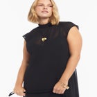 Sheer Handkerchief Hem Maxi Dress image number 4