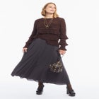 Seamed Chiffon Maxi Skirt image number 0