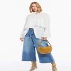 Ruffled Chiffon Long Sleeve Blouse image number 0