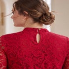 Stretch Lace Mock Neck Top image number 2