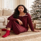 Only Necessities Soft & Cozy Gown & Socks image number 2
