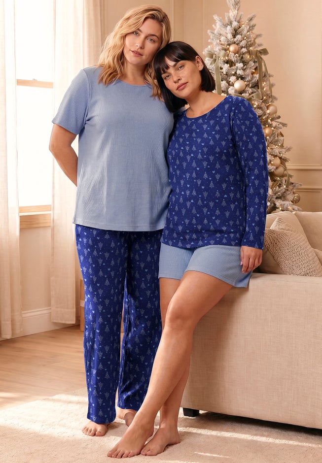 4-Piece Thermal Pajama Set image number 1
